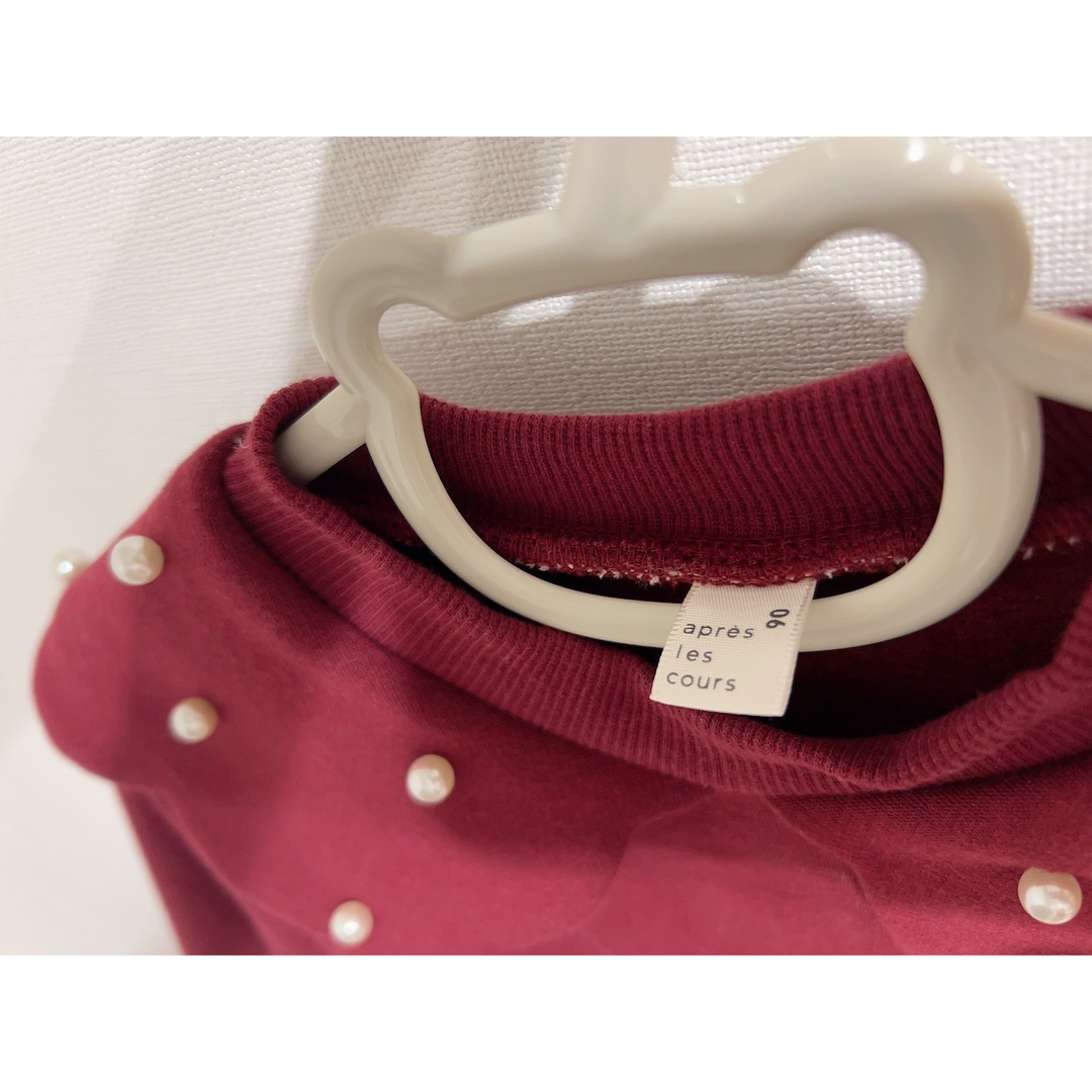 apres les cours(アプレレクール)のキッズ　トップス　トレーナー キッズ/ベビー/マタニティのキッズ服女の子用(90cm~)(Tシャツ/カットソー)の商品写真