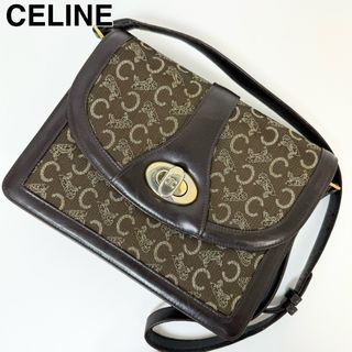 セリーヌ(celine)の24C11 CELINE セリーヌ ショルダーバッグ キャンバス Cマカダム(ショルダーバッグ)