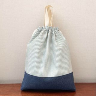 体操服袋 お着替え袋 巾着袋 ハンドメイド(体操着入れ)