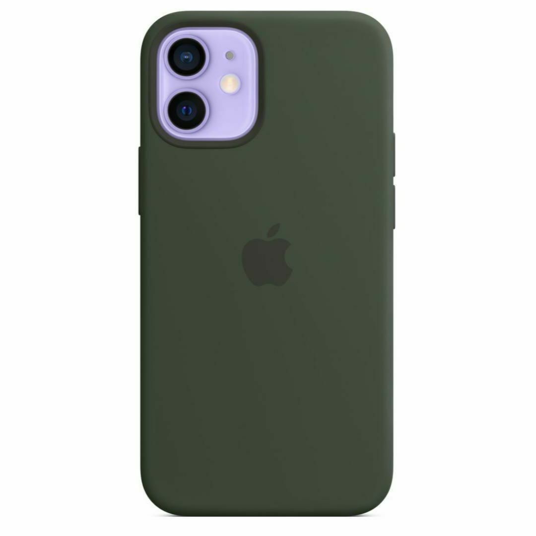 ♡【純正】 iPhone12 miniシリコーンケース - キプロスグリーン-緑 スマホ/家電/カメラのスマホアクセサリー(iPhoneケース)の商品写真