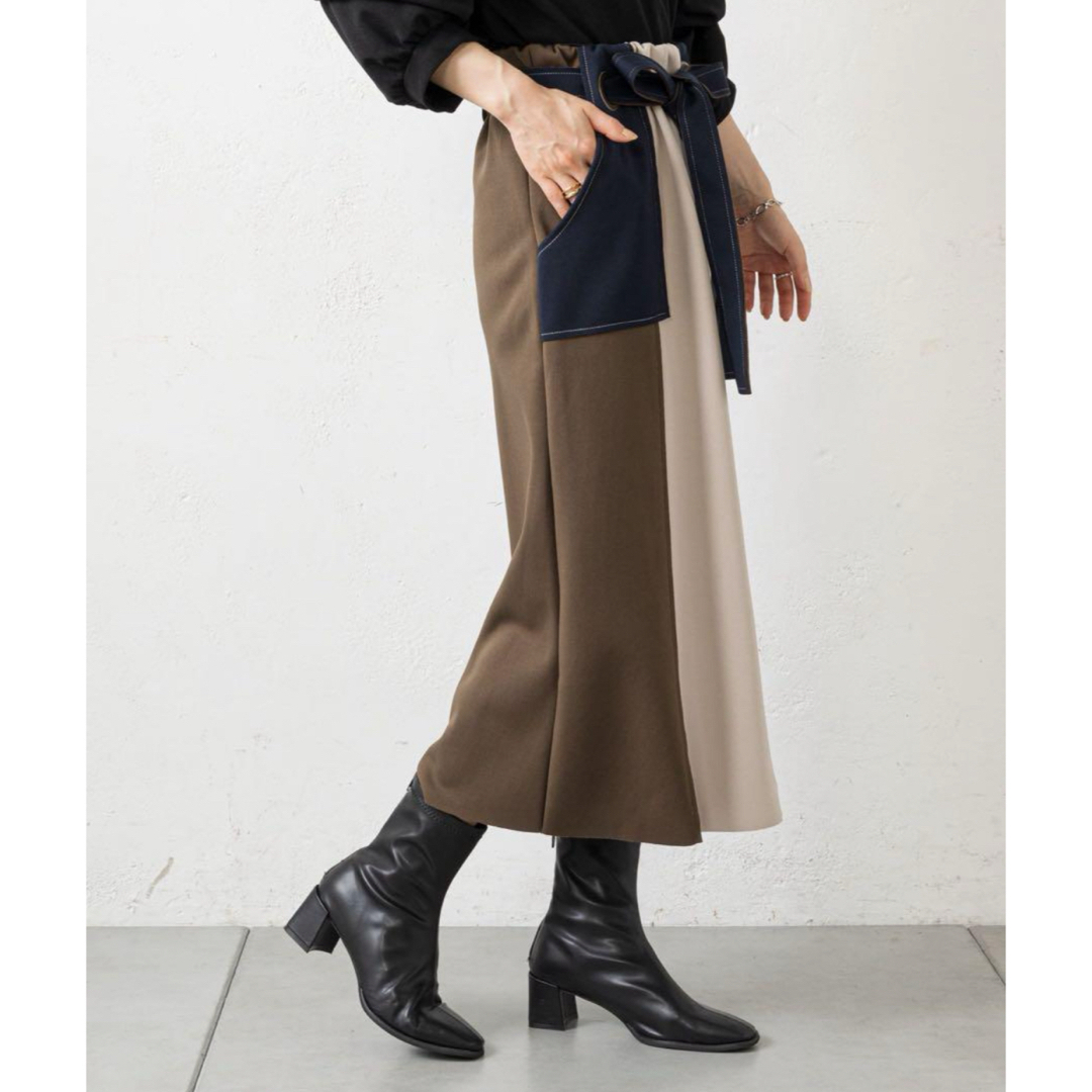 ROBE(ローブ)の新品‼️♡piacere(ピアチェーレ)♡マルチカラー配色ナロースカート♡ レディースのスカート(ロングスカート)の商品写真