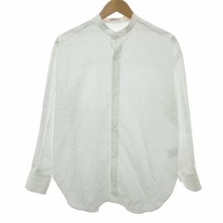 トゥモローランド(TOMORROWLAND)のトゥモローランド 近年モデル バンドカラーシャツ ホワイト 36 ■GY31(シャツ)