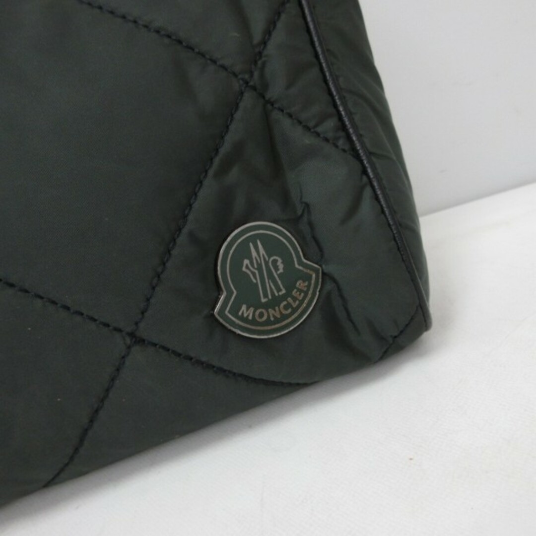 MONCLER(モンクレール)のモンクレール POCHETTE ポーチ セカンドバック 緑 IBO48 レディースのファッション小物(ポーチ)の商品写真