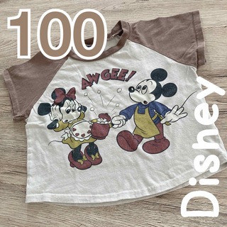Disney - 【used】Disney♡ディズニー 半袖 Tシャツ 100㎝