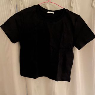 ジーユー(GU)のコットンミニT 半袖 綿100 ショート丈(Tシャツ(半袖/袖なし))