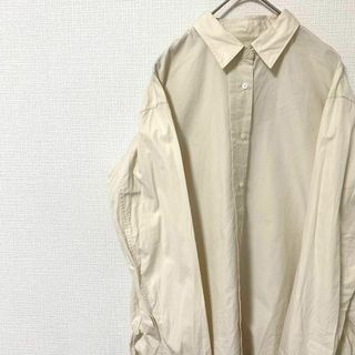 ユニクロ(UNIQLO)のシャツ 長袖 ユニクロ ジルサンダー アイボリー コットン M(シャツ/ブラウス(長袖/七分))