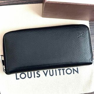 ルイヴィトン(LOUIS VUITTON)の【美品】ルイヴィトン　トリヨン　ヴェルティカル　ジッピーウォレット　黒(長財布)