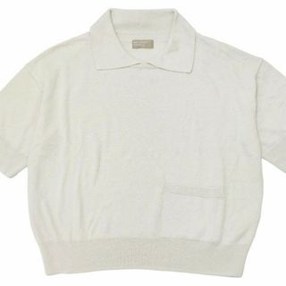 マーガレットハウエル(MARGARET HOWELL)のマーガレットハウエル 22SS COTTON HEMP MHL ニットポロ(ニット/セーター)