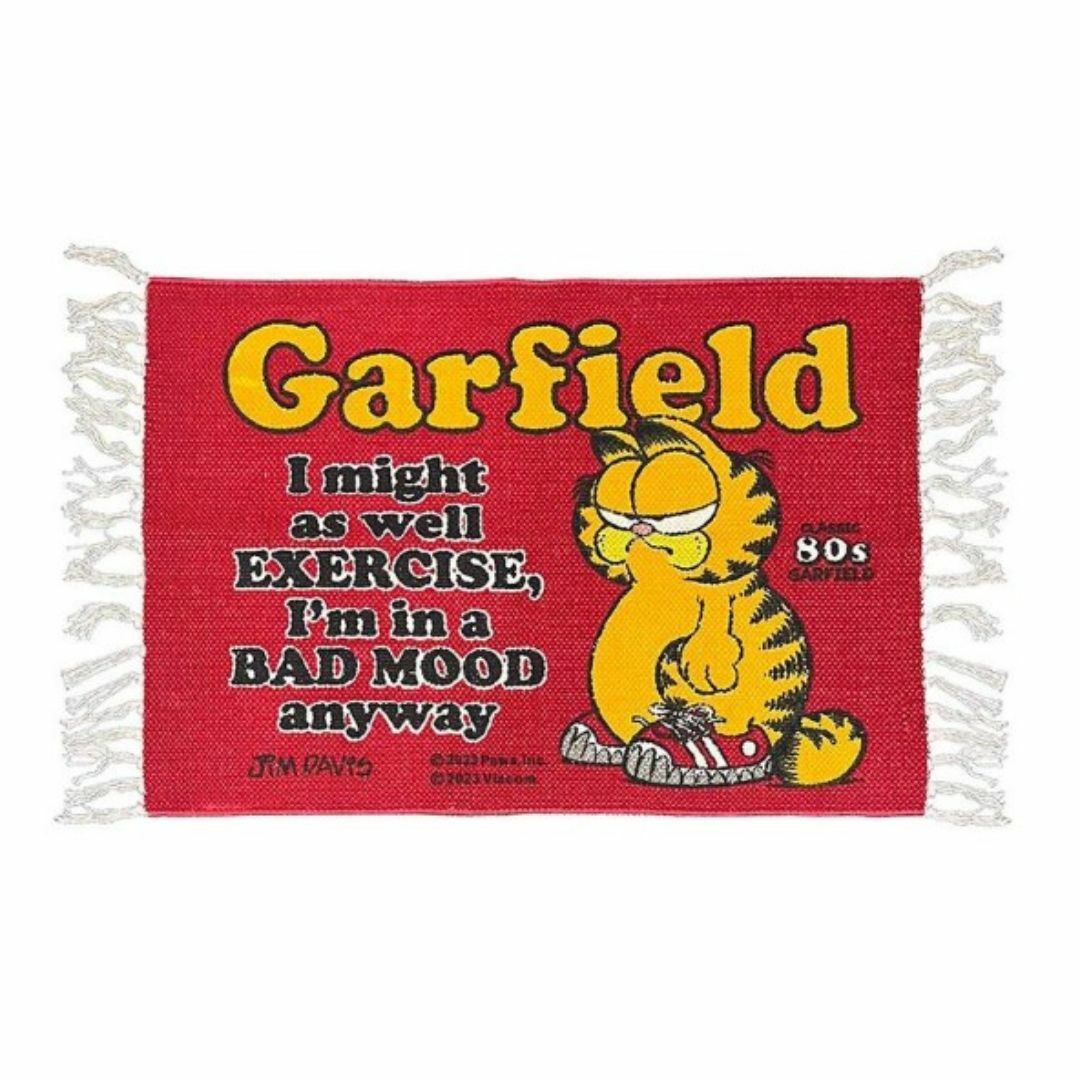 GARFIELD/COTTON FLOOR MAT/00015-1 インテリア/住まい/日用品のラグ/カーペット/マット(その他)の商品写真