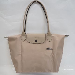 ロンシャン(LONGCHAMP)のロンシャン トートバッグ ナイロン×本革 ピンクベージュ系  Th958535 中古(トートバッグ)