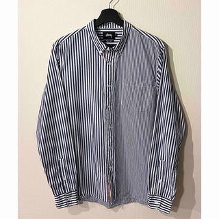 ステューシー(STUSSY)のStussy /長袖ストライプBDシャツ / SIZE:M /クレイジーパターン(シャツ)