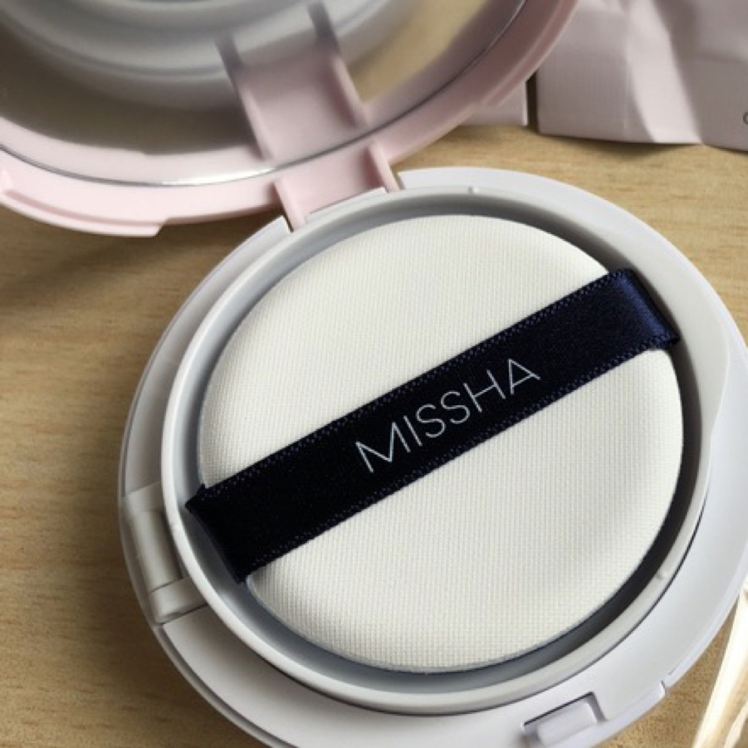 MISSHA(ミシャ)のミシャ　クッションファンデーション　カバーラスティング 23  4点セット コスメ/美容のベースメイク/化粧品(ファンデーション)の商品写真