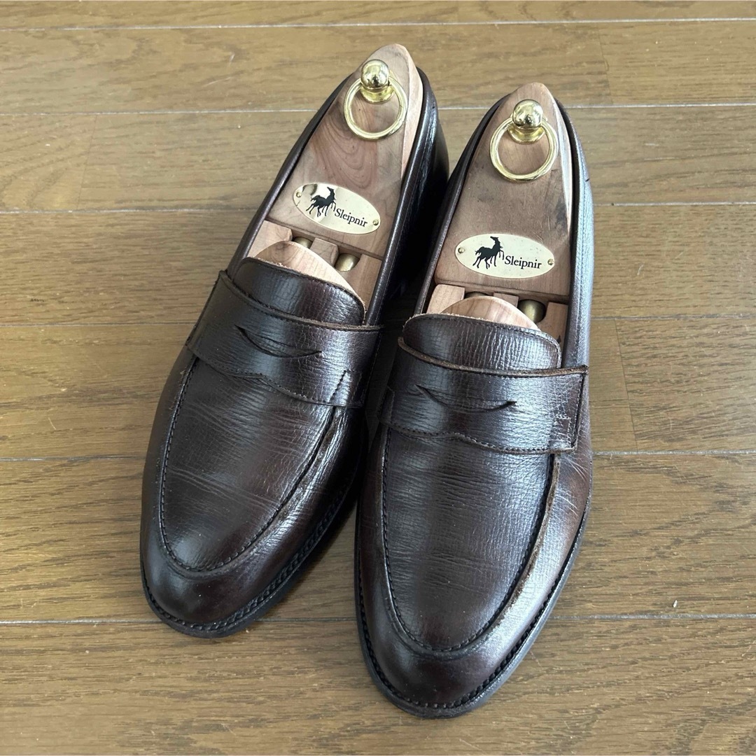 Crockett&Jones(クロケットアンドジョーンズ)の291.CROCKETT&JONES ROSEMOUNT コインローファー 6E メンズの靴/シューズ(ドレス/ビジネス)の商品写真