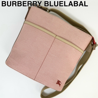 バーバリーブルーレーベル(BURBERRY BLUE LABEL)の24C16 BURBERRY ブルーレーベル ショルダーバッグ キャンバス(ショルダーバッグ)
