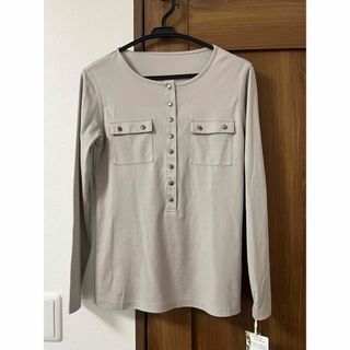 新品ショップチャンネルエムズスタイルカットソーsizeS(カットソー(長袖/七分))