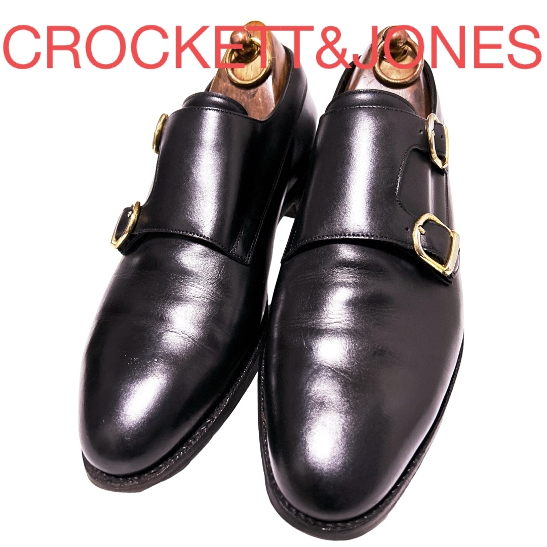 Crockett&Jones(クロケットアンドジョーンズ)の292.CROCKETT&JONES ダブルモンク ゴードンスコット 別注 8E メンズの靴/シューズ(ドレス/ビジネス)の商品写真