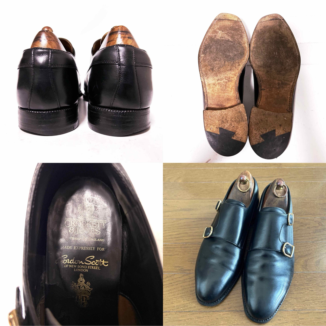 Crockett&Jones(クロケットアンドジョーンズ)の292.CROCKETT&JONES ダブルモンク ゴードンスコット 別注 8E メンズの靴/シューズ(ドレス/ビジネス)の商品写真