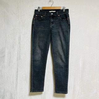 リーバイス(Levi's)の◇人気◇リーバイス　ブラックデニム　ストレート　w25(デニム/ジーンズ)