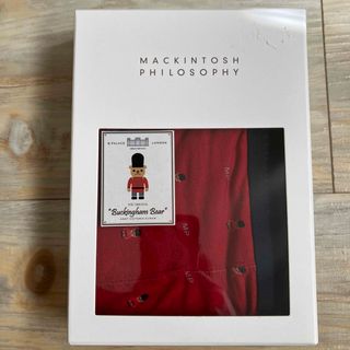 マッキントッシュフィロソフィー(MACKINTOSH PHILOSOPHY)のマッキントッシュフィロソフィー　ボクサーパンツ　バッキンガムベアー　赤　Ｌサイズ(ボクサーパンツ)