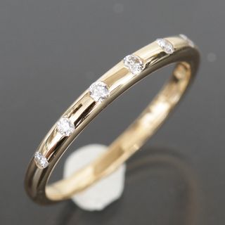 ブルガリ(BVLGARI)のブルガリ フェディ 7Pダイヤ リング 9号 指輪 K18YG 箱 E0552(リング(指輪))