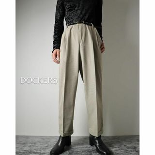 ヴィンテージ(VINTAGE)のDOCKERS ドッカーズ 2タック アートピケ ワイド スラックス W36(スラックス)