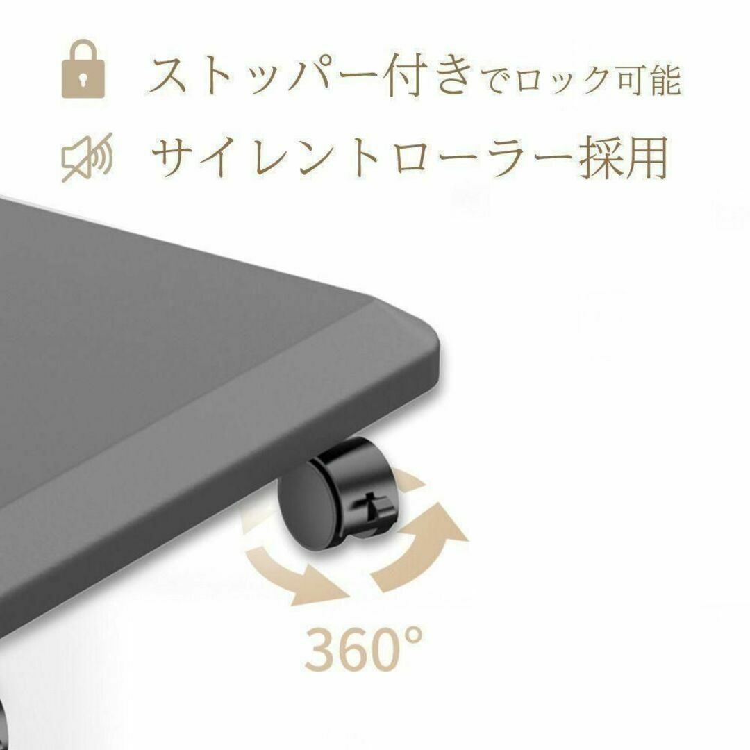 テレビスタンド テレビ台 キャスター付き 黒 32~65インチ対応 2003 スマホ/家電/カメラのテレビ/映像機器(その他)の商品写真