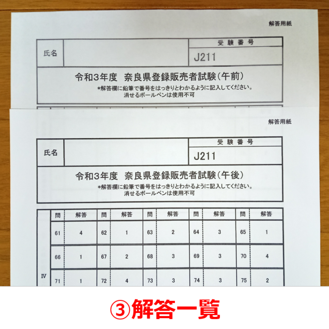 令和３年 奈良県【登録販売者】過去問+解答解説 参考書 エンタメ/ホビーの本(資格/検定)の商品写真