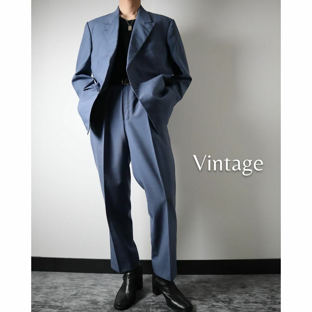 VINTAGE - 2ピース セットアップ スーツ ダブルブレスト 2タック VINTAGE - 2ピース セットアップ スーツ ダブルブレスト 2タック