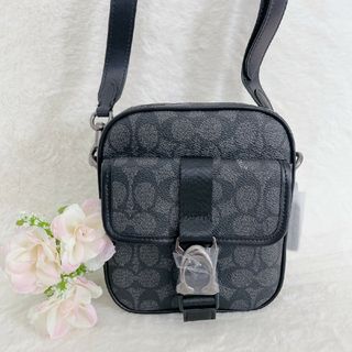 コーチ(COACH)の【希少】COACH バッグ CK969 チャコール×ブラック クロスボ(ショルダーバッグ)