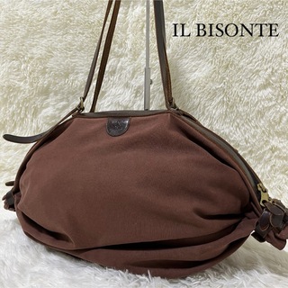 IL BISONTE - 【大人気】イルビゾンテ キャンディバッグ ショルダーバッグ ブラウン