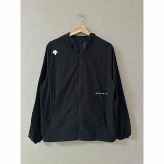 デサント(DESCENTE)の新品 DESCENTE ウィンドブレーカー ジャケット アウター ブラック L(ナイロンジャケット)