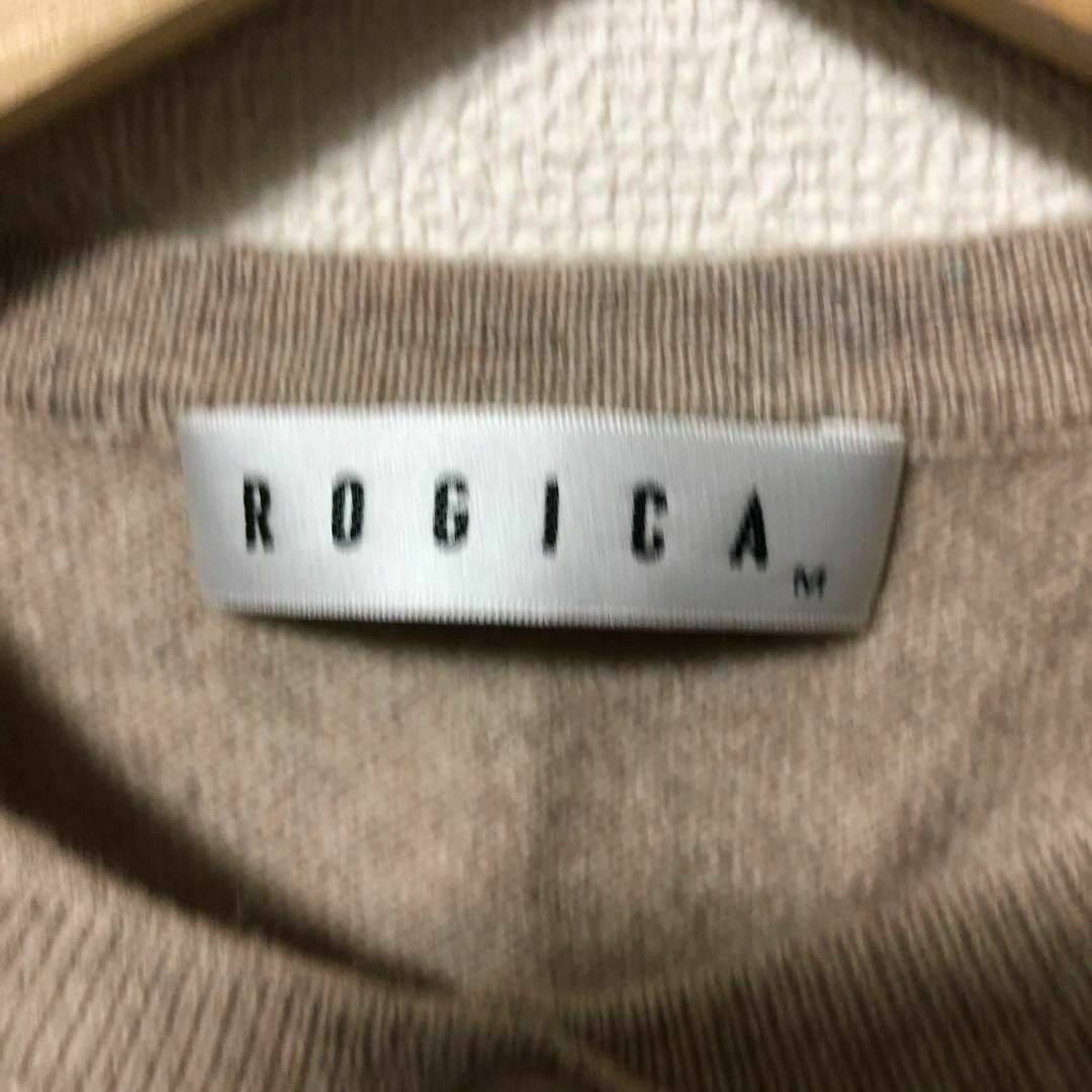 Rogica(ロジカ)のROGICA ロジカ　カシミヤ100% カーディガン　ベージュ　M レディースのトップス(カーディガン)の商品写真