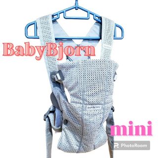 ベビービョルン(BABYBJORN)のベビービョルン ベビーキャリア mini Air メッシュ グレー(抱っこひも/おんぶひも)