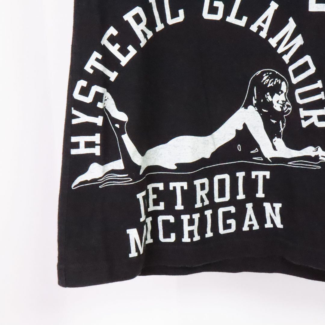 HYSTERIC GLAMOUR(ヒステリックグラマー)のHYSTERIC GLAMOUR　ヒステリックグラマー　総ロゴＴシャツ　半袖　黒　フリー レディースのトップス(Tシャツ(半袖/袖なし))の商品写真