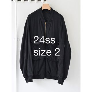 COMOLI - COMOLI 24SS コットンシルク MA-1 Brown サイズ3の通販 by COMOLI - COMOLI 24SS コットンシルク MA-1 Brown サイズ3の通販 by