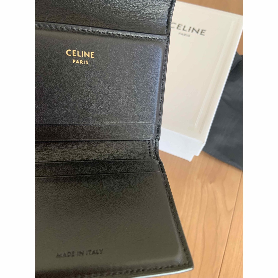 CEFINE(セフィーヌ)の美品 CELINE セリーヌ コイン入れ付きコンパクトウォレット トリオンフ レディースのファッション小物(財布)の商品写真