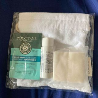 ロクシタン(L'OCCITANE)のロクシタン　サマーケアトライアルセット&タオル巾着(サンプル/トライアルキット)