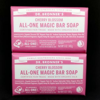 ドクターブロナー(Dr.Bronner)のドクターブロナーマジックソープバー　チェリーブロッサム　140g×2個(ボディソープ/石鹸)