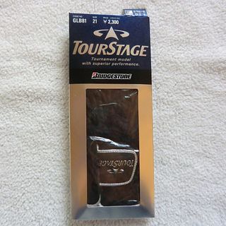 ブリヂストン(BRIDGESTONE)のTOURSTAGE エクセーヌB1 ゴルフグローブ 黒21サイズ 東レのスエード(その他)