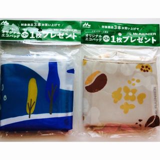 モリナガニュウギョウ(森永乳業)のマウントレーニア　エコバッグ　森永(ノベルティグッズ)