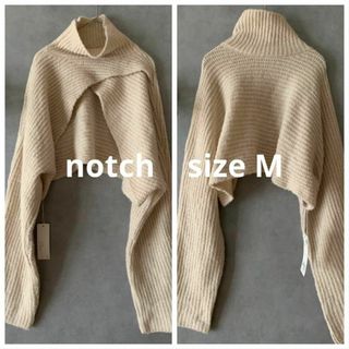 notch. - 【新品未使用】notch 前後2wayショートニット