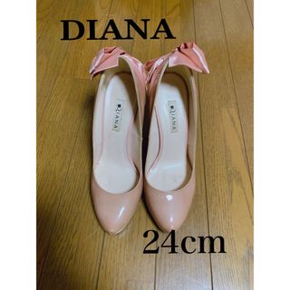 ダイアナ(DIANA)のDIANA バックリボン　エナメルパンプス(ハイヒール/パンプス)