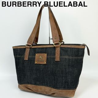 バーバリーブルーレーベル(BURBERRY BLUE LABEL)の24C21 BURBERRY ブルーレーベル トートバッグ デニム(トートバッグ)