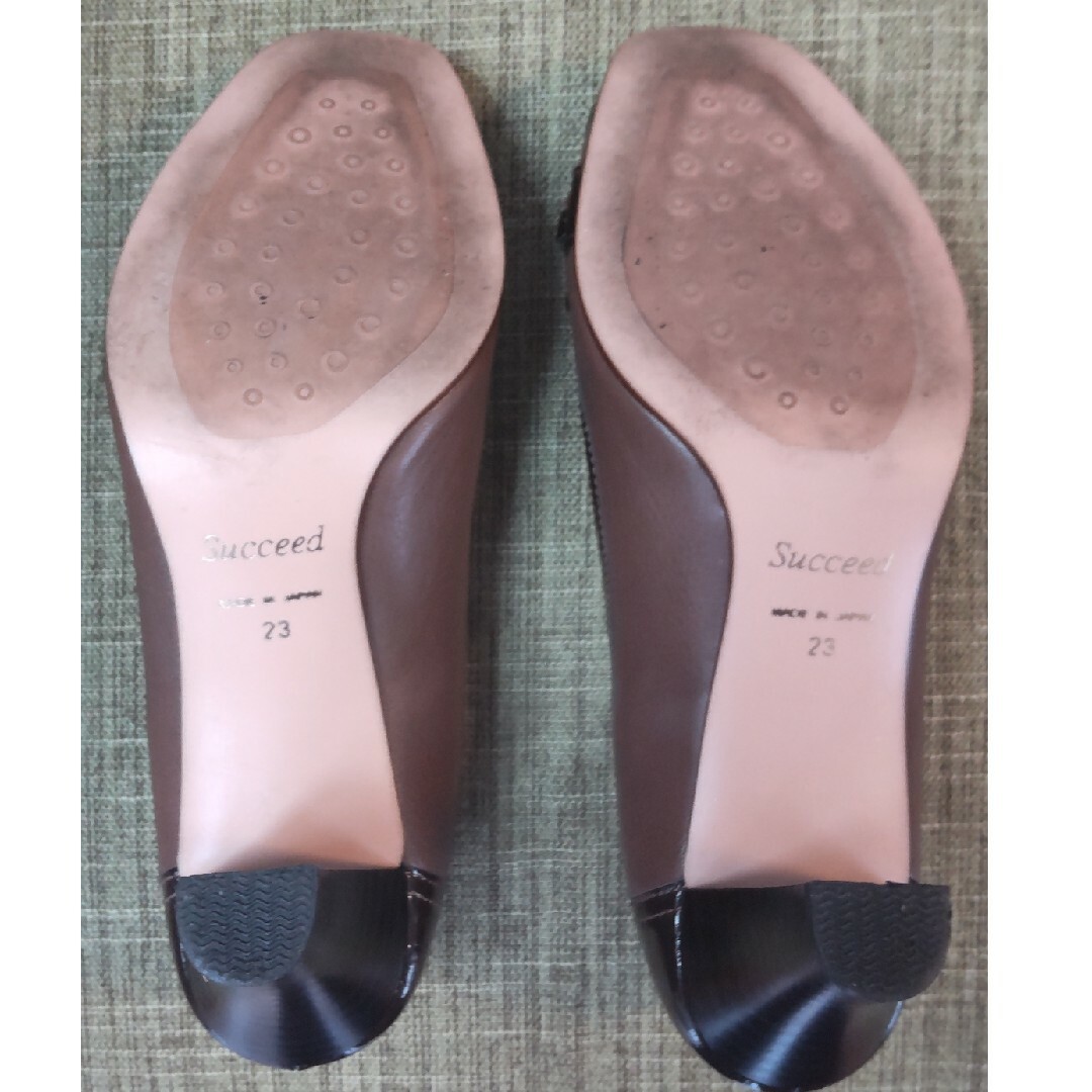 BARCLAY(バークレー)のSucceed BARCLAY ミドルヒールパンプス Made in Japan レディースの靴/シューズ(ハイヒール/パンプス)の商品写真