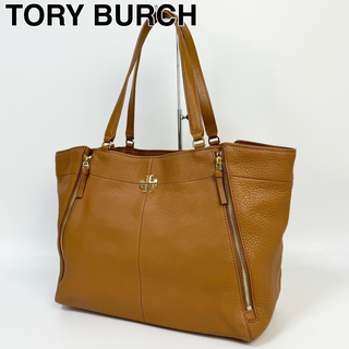 トリーバーチ(Tory Burch)の24C22 TORY BURCH トリーバーチ トートバッグ 金ロゴ(トートバッグ)