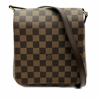 ルイヴィトン(LOUIS VUITTON)の【在庫一掃】LOUIS VUITTON ルイヴィトン ショルダーバッグ ダミエ ミュゼットサルサ ロングショルダー 肩掛け 斜め掛け Musette Salsa 鞄 かばん N51300    ブラウン 茶 ゴールド金具 レディース 美品【中古品】(ショルダーバッグ)