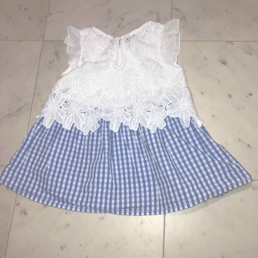 ベビー服夏服ワンピース キッズ/ベビー/マタニティのキッズ服女の子用(90cm~)(ワンピース)の商品写真