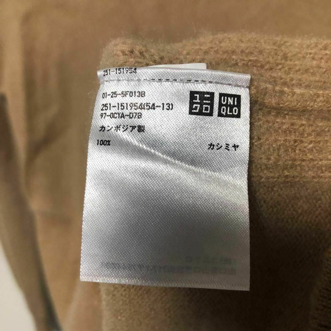 UNIQLO(ユニクロ)のUNIQLO ユニクロ　タートルネック　ニット　セーター　カシミヤ100 % L レディースのトップス(ニット/セーター)の商品写真