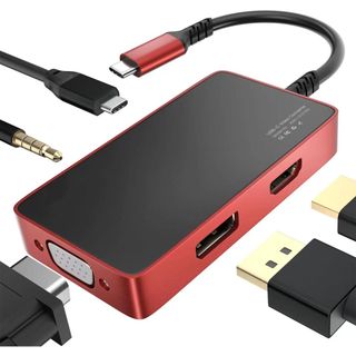 多機能5 in 1 USB Cドッキングステーション】このUSB Cハ(PC周辺機器)