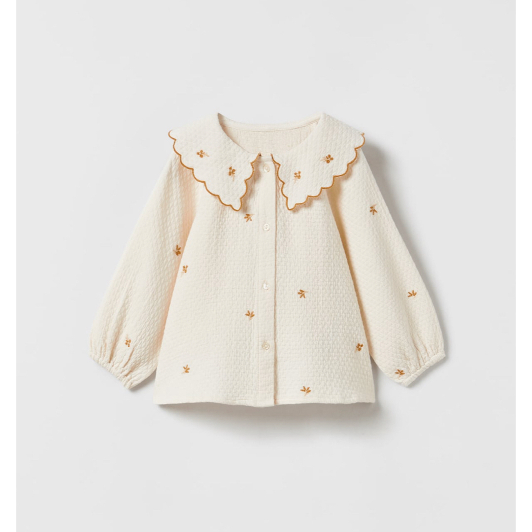 ZARA KIDS(ザラキッズ)の【美品】ZARA ブラウス　104 キッズ/ベビー/マタニティのキッズ服女の子用(90cm~)(ブラウス)の商品写真